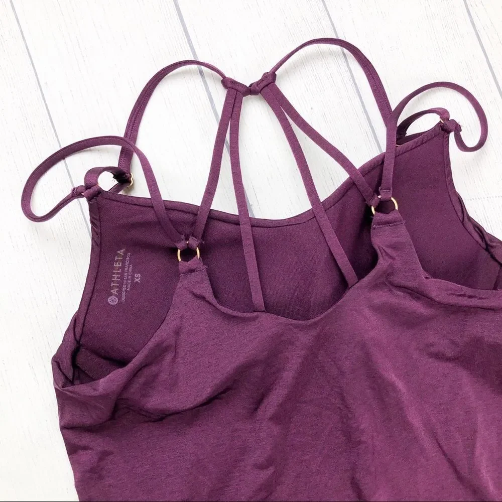 Athleta Amethyst‎ Aqualuxe Tankini XS